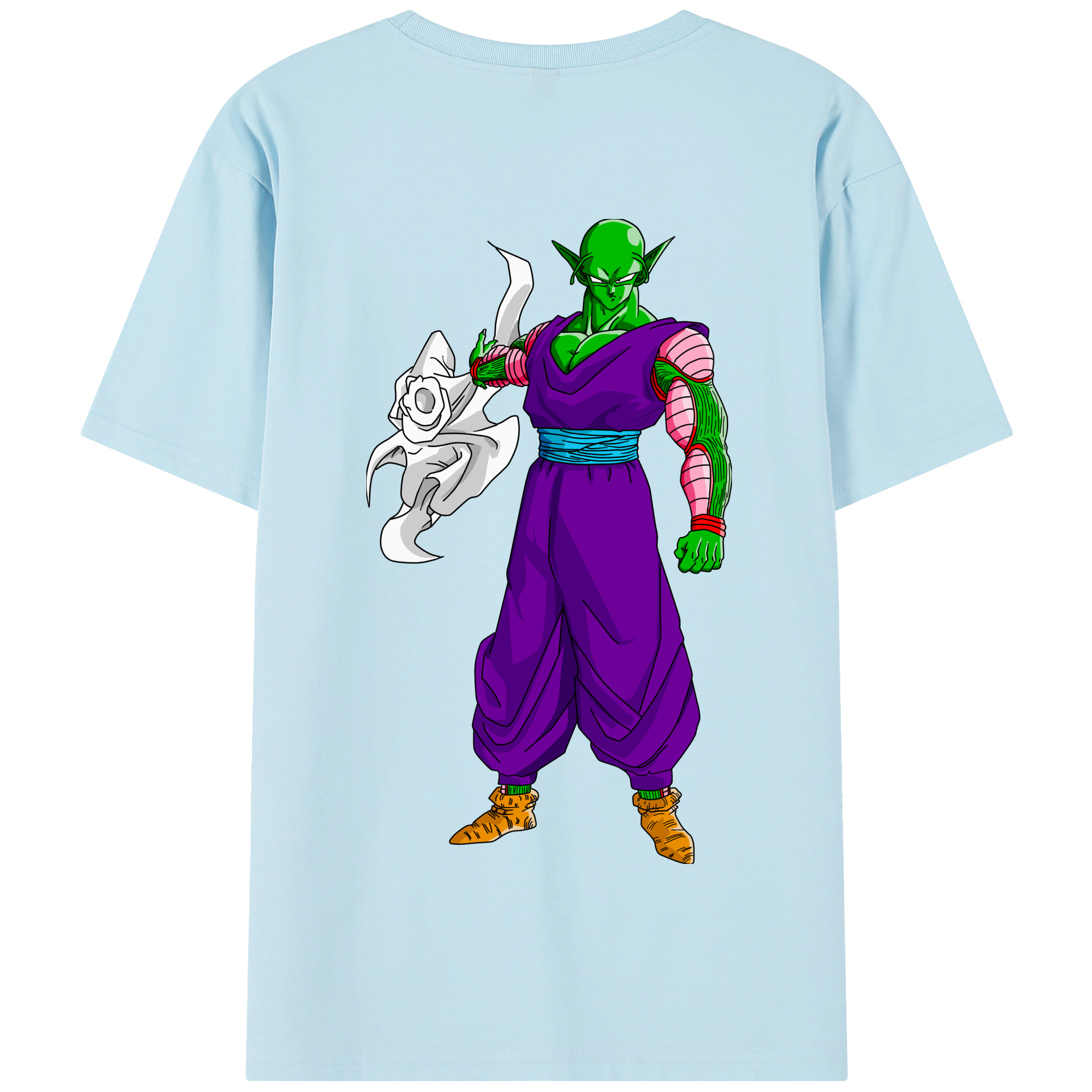 （画像用） ドラゴンボール ピッコロ DRAGON BALL Piccolo 綿100％半袖Tシャツ（背面プリント）